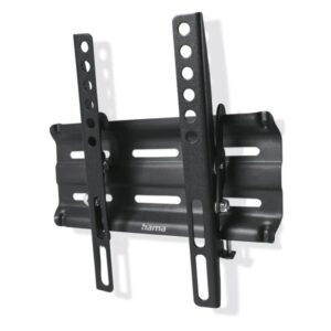 hama soporte fijo de pared para tv hasta 48" peso max 25kg vesa 200x200mm acero nivel de burbuja integrado color negro