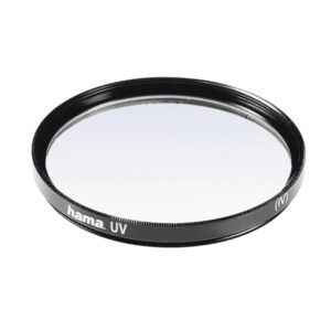 hama filtro ultravioleta de 72mm recubrimiento doble cristal optico color negro