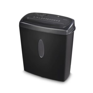 hama home x10cd destructora de papel manual 460w 72db destruye hasta 11 hojas velocidad 2m/min corte transversal p 4 destruye bandas magneticas y tarjetas 34x17x39cm color negro