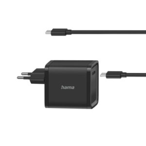 hama essential fuente de alimentacion universal para portatil potencia 45w voltaje 5 20v cable 2m power delivery color negro