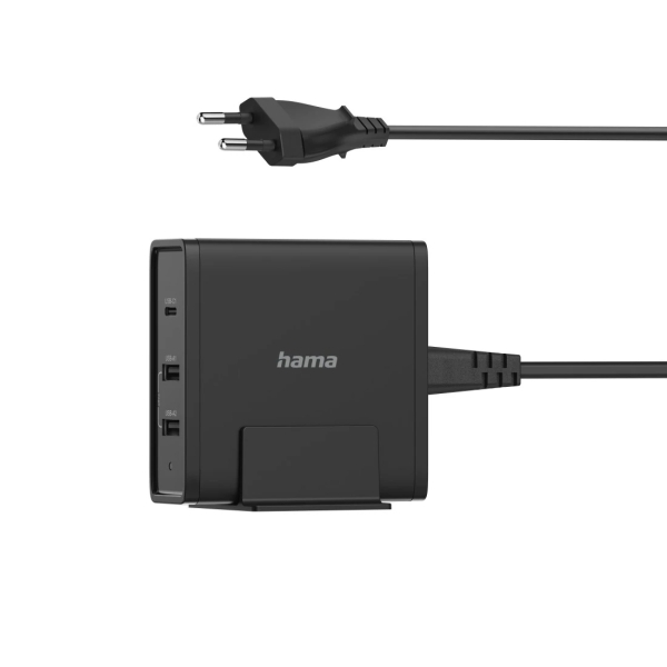 hama essential fuente de alimentacion universal para portatil potencia 65w voltaje 5 20v cable 1.2m power delivery color negro