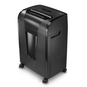 hama prime m100 destructora de papel manual 380w 20l 62db destruye hasta 11 hojas 1.8m/min microcorte p 5 apto cds/dvd destruye bandas magneticas y tarjetas 35x24.6x51.9cm color negro
