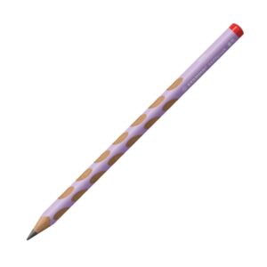 stabilo easygraph pastel lapiz de grafito mina hb de 3.15mm diseño ergonomico uso diestro color lila pastel