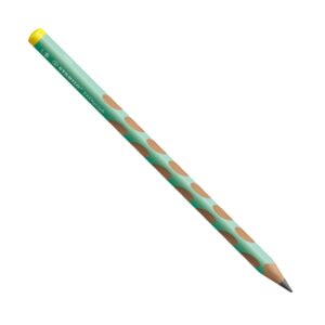 stabilo easygraph pastel lapiz de grafito mina hb de 3.15mm diseño ergonomico uso zurdo color verde pastel