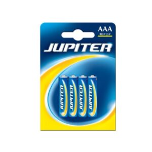 jupiter pack de 4 pilas salinas r03 aaa pilas salinas para aparatos de bajo consumo