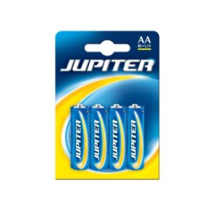 jupiter pack de 4 pilas salinas r06 aa pilas salinas para aparatos de bajo consumo
