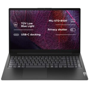 lenovo v15 g5 irl portatil 15.6" intel core 5 120u 8gb 512gb ssd windows 11 home color negro teclado qwerty (es)