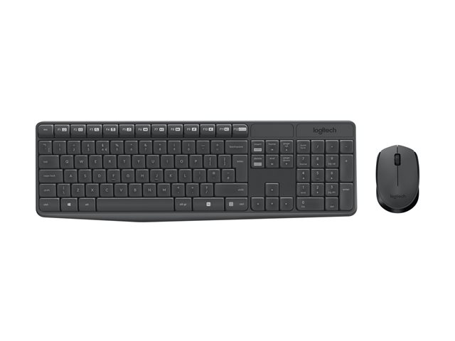 logitech mk235 pack inalambrico teclado frances + raton 3 botones uso ambidiestro