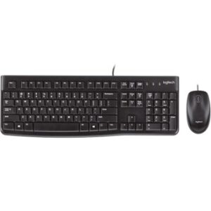 logitech mk120 pack usb teclado italiano + raton 1000dpi 3 botones uso ambidiestro