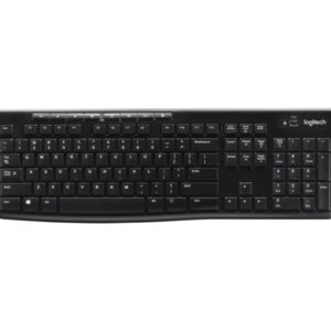 logitech k270 teclado inalambrico usb frances resistente a salpicaduras teclas de acceso rapido