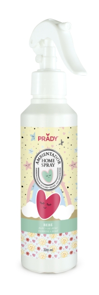 prady ambientador home spray bebe frasco de 220 ml spray pulverizador