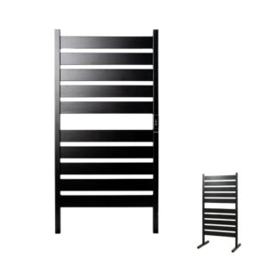 innovagoods towarall toallero electrico de 10 barras 260w ip44 cable 140cm incluye accesorios temperatura regulable temporizador apagado automatico 50x100x10cm color negro