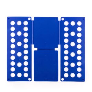innovagoods doblador de ropa plegable polipropileno adaptado a ropa infantil universal 40x16x1cm color azul