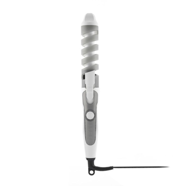 innovagoods spihair rizador ceramico en espiral potencia 35w cable 2m temperatura 190ºc 36mm de diametro 33x4.4x3.9cm color blanco y gris