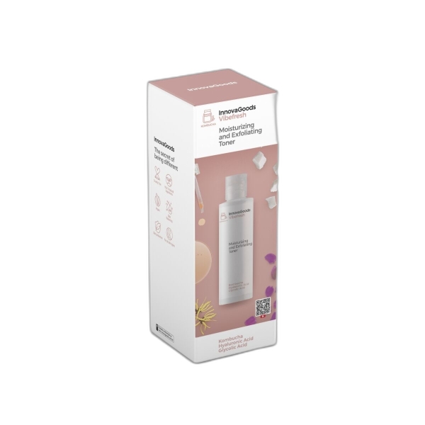 innovagoods vibefresh tonico facial hidratante y exfoliante de kombucha contenido 150ml vegano uso diario no testado en animales
