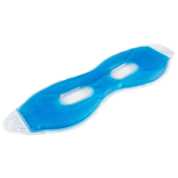 innovagoods ageyes antifaz relajante efecto frio y calor pvc gel de silicona 23x7cm color azul