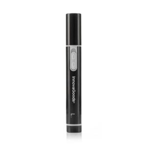 innovagoods trimpen cortapelos para nariz y oreja velocidad 15000rpm inalambrico facil limpieza 1.4x11.3cm color negro y gris