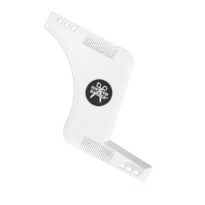 innovagoods hipster barber plantilla para afeitado de barba preciso policarbonato 17x11.5x0.1cm color transparente