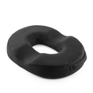 innovagoods charnut cojin de gel y espuma con carbon de bambu antiolores refrigerante soporta hasta 100kg funda extraible para limpieza base antideslizante 47x34x7cm color negro