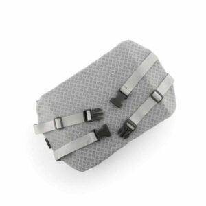 innovagoods glushion cojin lumbar de gel funda extraible antideslizante en 1 cara panal de abeja cintas de sujecion 38x23.5x5cm color azul y gris