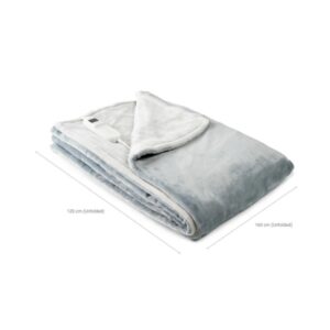 innovagoods elakef manta electrica 160w cable 235cm temperatura regulable temporizador apagado automatico calentamiento rapido 120x160cm color gris