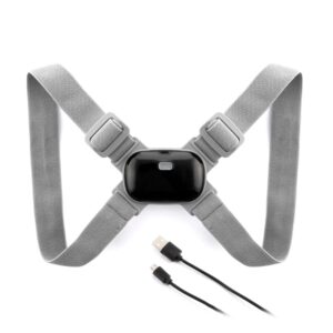 innovagoods viback entrenador de postura inteligente bateria 400mah aviso por vibracion pantalla lcd recargable unisex talla unica color gris