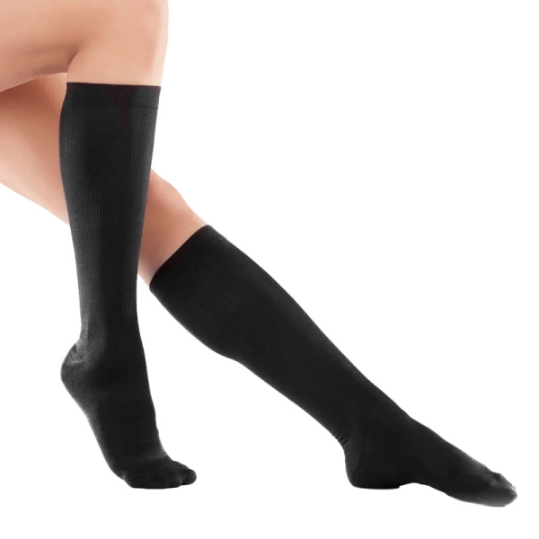 innovagoods relax calcetines de compresion nailon talla unica unisex ergonomico antifatiga color negro
