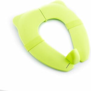 innovagoods foltry reductor de inodoro plegable antisalpicaduras antideslizante facil limpieza 29x6x34cm color verde