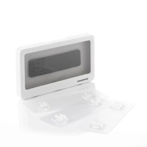 innovagoods cashower funda impermable de pared para movil dispositivos hasta 7" multifuncion tactil antivaho adhesivo 19x10x2.8cm color blanco