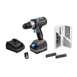 cecotec cecoraptor perfect drill 4020 brushless ultra taladro atornillador torque 46nm 2000rpm bateria 4ah 20v luz led incluye accesorios motor sin escobillas color negro y gris