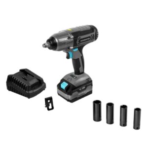 cecotec cecoraptor impact 4020 ultra llave de impacto inalambrico 3000ipm 2300rpm bateria 4ah 20v torque hasta 400nm accesorios incluidos luz led color negro y gris