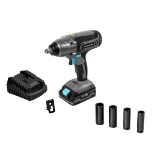 cecotec cecoraptor impact 2020 ultra llave de impacto inalambrico 3000ipm 2300rpm bateria 2ah 20v torque hasta 400nm accesorios incluidos luz led color negro y gris