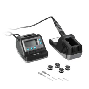 cecotec cecoraptor solderstation 600 advance estacion de soldar 60w pantalla lcd temperatura 200 400ºc soporte accesorios incluidos calentamiento rapido color negro y gris