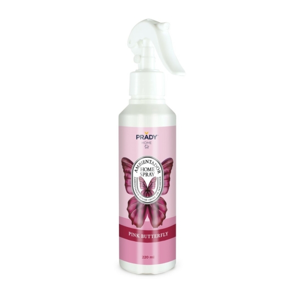 prady ambientador home spray pink butterfly frasco de 220 ml spray pulverizador