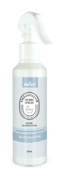 prady ambientador home spray neutralizador de olores para baño frasco de 220 ml spray pulverizador