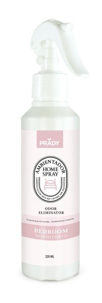 prady ambientador home spray neutralizador de olores para dormitorio frasco de 220 ml spray pulverizador