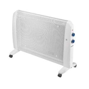 blaupunkt radiador de mica potencia 2000w termostato regulable interruptor antivuelco asa lateral indicador luminoso ruedas color blanco