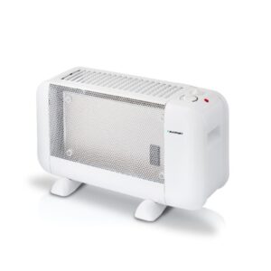 blaupunkt radiador de mica potencia 900w termostato regulable interruptor antivuelco rejilla asa de transporte color blanco