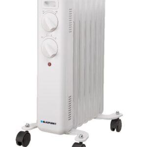 blaupunkt radiador de aceite potencia 1500w termostato regulable ruedas asa de transporte indicador luminoso color blanco