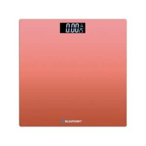 blaupunkt bascula corporal capacidad 180kg pantalla digital encendido y apagado automatico color naranja