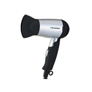blaupunkt secador de pelo de viaje 1200w cable 1.8m incluye difusor velocidad y calor ajustables apagado automatico funcion aire frio color negro y gris