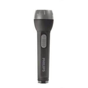 philips linterna led 22 lumenes alimentacion a pilas color negro y gris