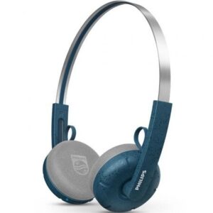 philips auriculares supraaurales inalambricos bluetooth 5.4 autonomia hasta 26h alcance 10m conector usb c altavoz de 40mm color azul