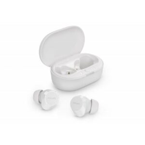 philips auriculares intraurales inalambricos bluetooth 5.3 autonomia hasta 18h tws ipx4 microfono integrado conector usb c alcance 10m color blanco