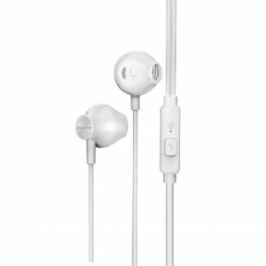 philips taue101 auriculares in‑ear con microfono sonido de graves bass sound controladores 14.2mm con iman neodimio sensibilidad 106db cable 1.2m con jack 3.5mm color blanco