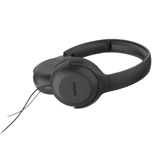 philips auriculares supraaurales con cable jack 3.5mm controles integrado en el cable microfono integrado altavoz de 32mm color negro