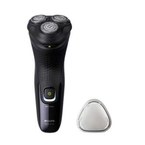philips serie 3000x afeitadora inalambrica autonomia hasta 40min cuchillas autoafilables tapa protectora recargable cabezales 3d flotantes color negro