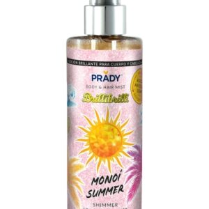 prady brilli brilli body & hair mist monoi summer frasco de 250 ml spray pulverizador