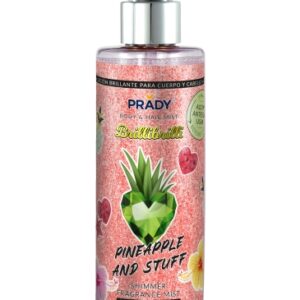 prady brilli brilli body & hair mist pineapple and stuff frasco de 250 ml spray pulverizador
