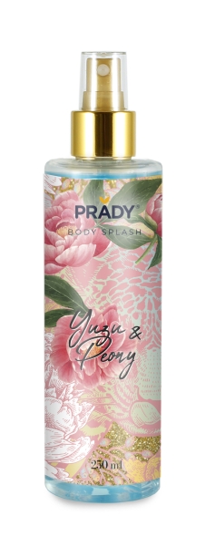 prady body splash yuzu & peony frasco de 250 ml spray pulverizador